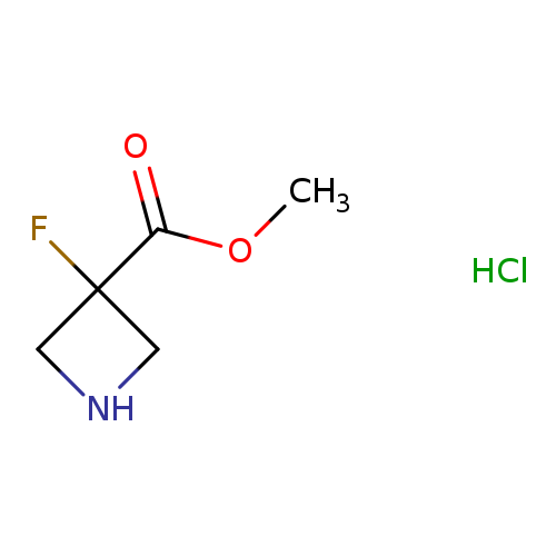 3-Azetidinecarboxylic acid, 3-fluoro-, methyl ester, hydrochloride (1:1)