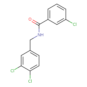 3-chloro-N-(3,4-dichlorobenzyl)benzamide