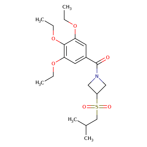 3-(2-methylpropanesulfonyl)-1-(3,4,5-triethoxybenzoyl)azetidine