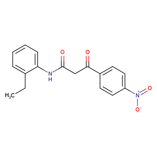 N-(2-ethylphenyl)-3-(4-nitrophenyl)-3-oxopropanamide