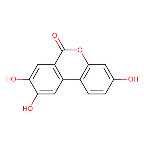6H-Dibenzo[b,d]pyran-6-one, 3,8,9-trihydroxy-