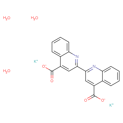 [2,2'-Biquinoline]-4,4'-dicarboxylic acid, potassium salt, hydrate (1:2:3)