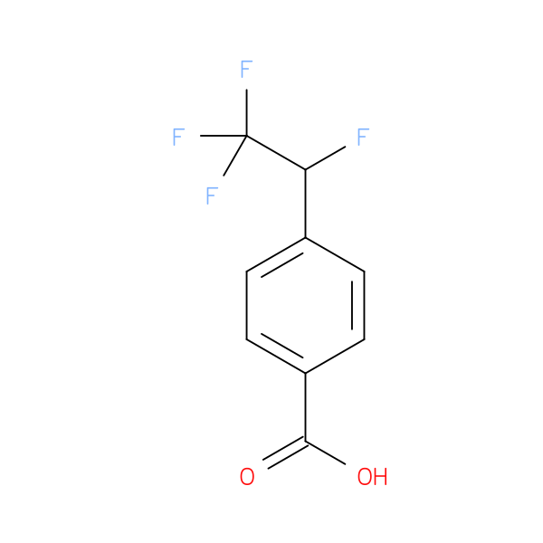 4-(1,2,2,2-tetrafluoroethyl)benzoic acid