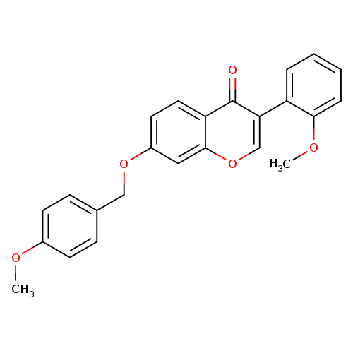 3-(2-methoxyphenyl)-7-[(4-methoxyphenyl)methoxy]-4H-chromen-4-one