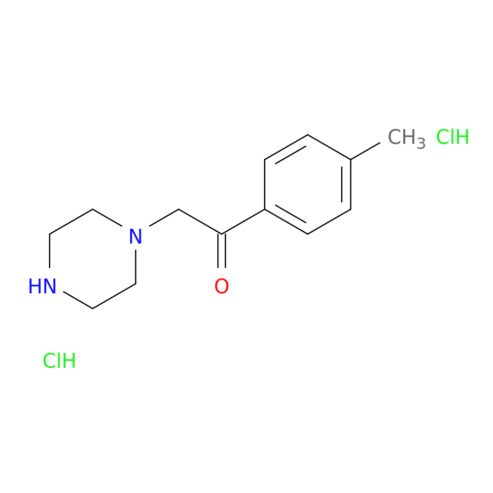 1-(4-methylphenyl)-2-(piperazin-1-yl)ethan-1-one dihydrochloride