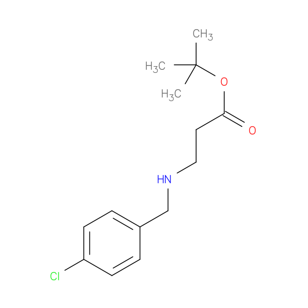 tert-butyl 3-{[(4-chlorophenyl)methyl]amino}propanoate