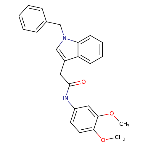 2-(1-benzyl-1H-indol-3-yl)-N-(3,4-dimethoxyphenyl)acetamide