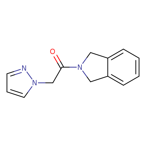 1-(2,3-dihydro-1H-isoindol-2-yl)-2-(1H-pyrazol-1-yl)ethan-1-one
