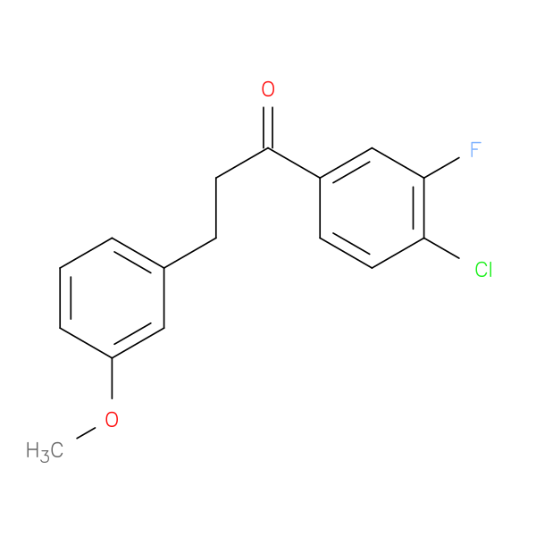 4'-Chloro-3'-fluoro-3-(3-methoxyphenyl)propiophenone