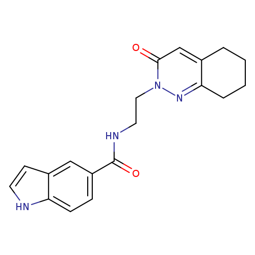 N-[2-(3-oxo-2,3,5,6,7,8-hexahydrocinnolin-2-yl)ethyl]-1H-indole-5-carboxamide