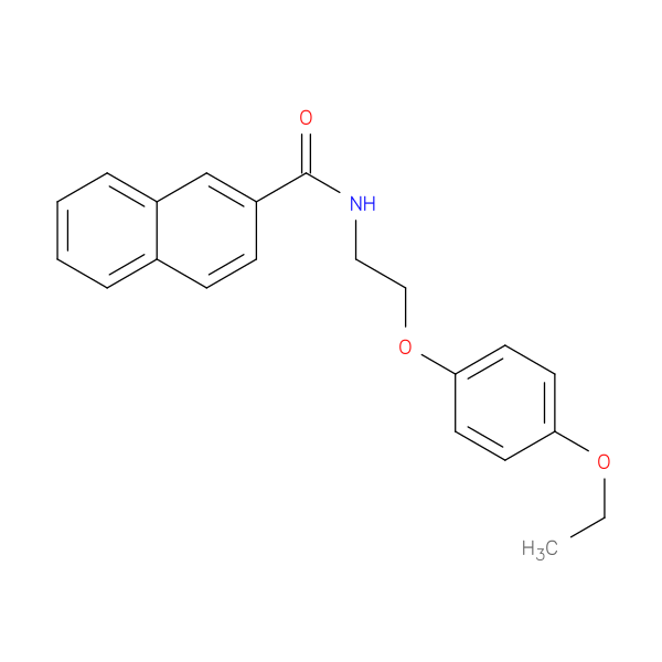 N-[2-(4-ethoxyphenoxy)ethyl]naphthalene-2-carboxamide