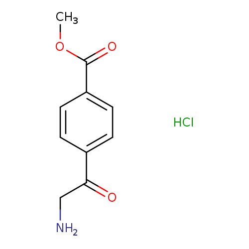 Benzoic acid, 4-(aminoacetyl)-, methyl ester, hydrochloride