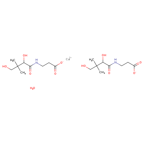 Calcium 3-(2,4-dihydroxy-3,3-dimethylbutanamido)propanoate hydrate