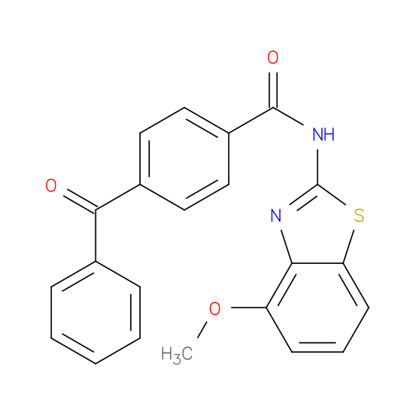 4-benzoyl-N-(4-methoxy-1,3-benzothiazol-2-yl)benzamide