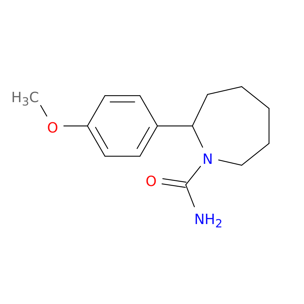 2-(4-methoxyphenyl)azepane-1-carboxamide