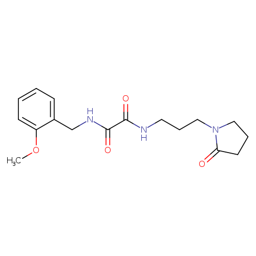 N'-[(2-methoxyphenyl)methyl]-N-[3-(2-oxopyrrolidin-1-yl)propyl]ethanediamide
