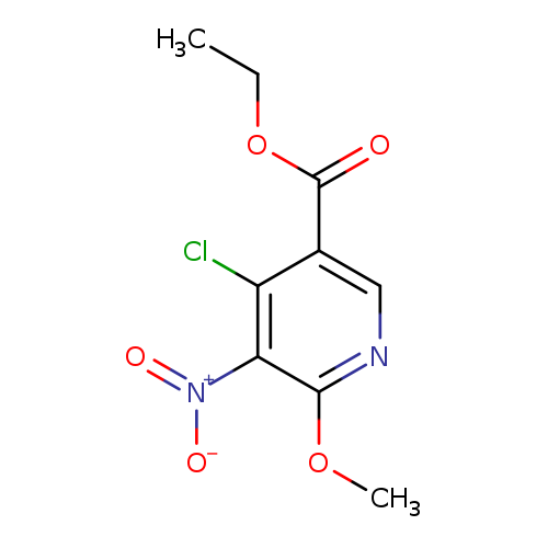 Ethyl 4-chloro-6-methoxy-5-nitronicotinate