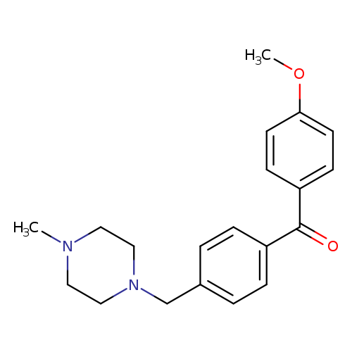 4-METHOXY-4'-(4-METHYLPIPERAZINOMETHYL) BENZOPHENONE