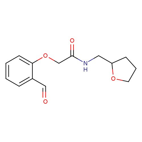 2-(2-Formylphenoxy)-N-((tetrahydrofuran-2-yl)methyl)acetamide