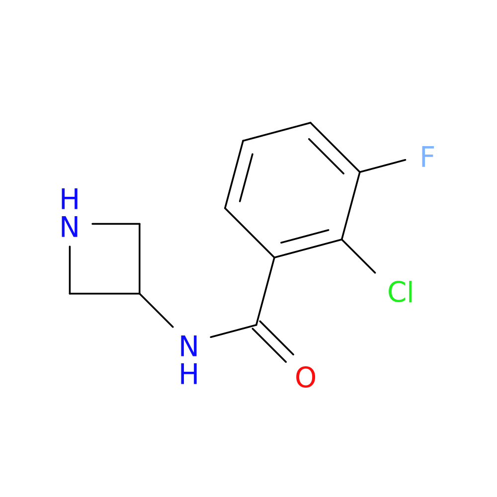 N-(azetidin-3-yl)-2-chloro-3-fluorobenzamide