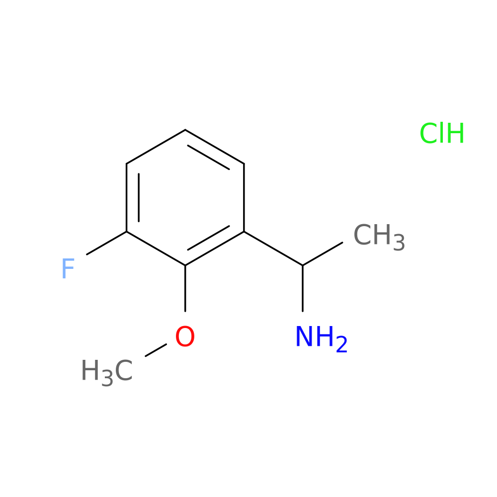 1-(3-Fluoro-2-methoxyphenyl)ethan-1-amine hydrochloride