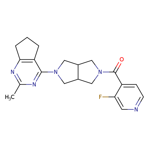 3-fluoro-4-(5-{2-methyl-5H,6H,7H-cyclopenta[d]pyrimidin-4-yl}-octahydropyrrolo[3,4-c]pyrrole-2-carbonyl)pyridine