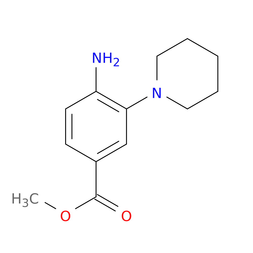 Methyl 4-amino-3-(piperidin-1-yl)benzoate