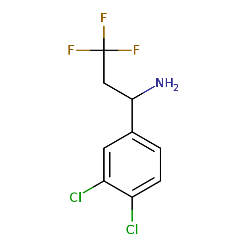 1-(3,4-dichlorophenyl)-3,3,3-trifluoropropan-1-amine