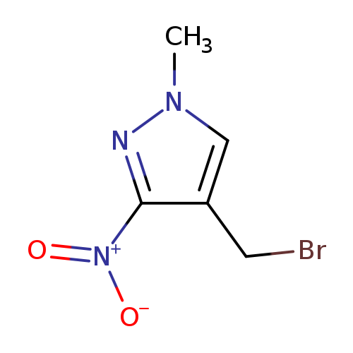 4-(bromomethyl)-1-methyl-3-nitro-1H-pyrazole
