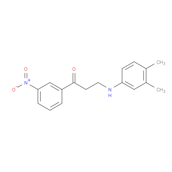 3-((3,4-Dimethylphenyl)amino)-1-(3-nitrophenyl)propan-1-one