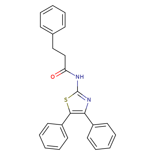 N-(4,5-diphenyl-1,3-thiazol-2-yl)-3-phenylpropanamide