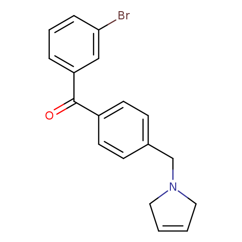 (3-Bromophenyl)(4-((2,5-dihydro-1H-pyrrol-1-yl)methyl)phenyl)methanone
