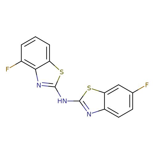 6-fluoro-N-(4-fluoro-1,3-benzothiazol-2-yl)-1,3-benzothiazol-2-amine