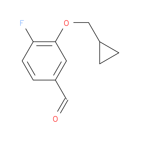 3-(Cyclopropylmethoxy)-4-fluorobenzaldehyde