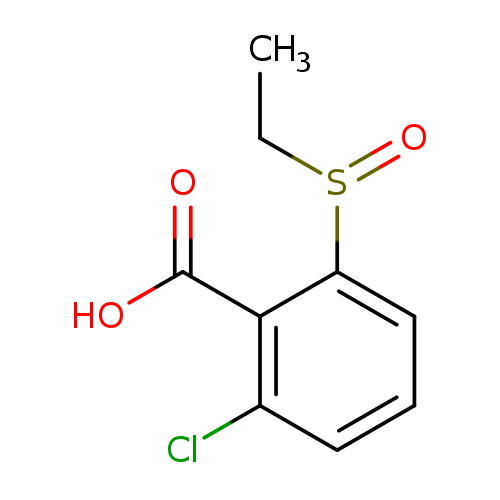 2-chloro-6-(ethanesulfinyl)benzoic acid