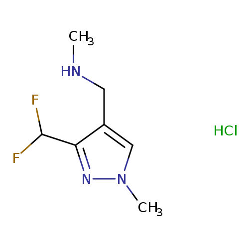 {[3-(difluoromethyl)-1-methyl-1H-pyrazol-4-yl]methyl}(methyl)aminehydrochloride
