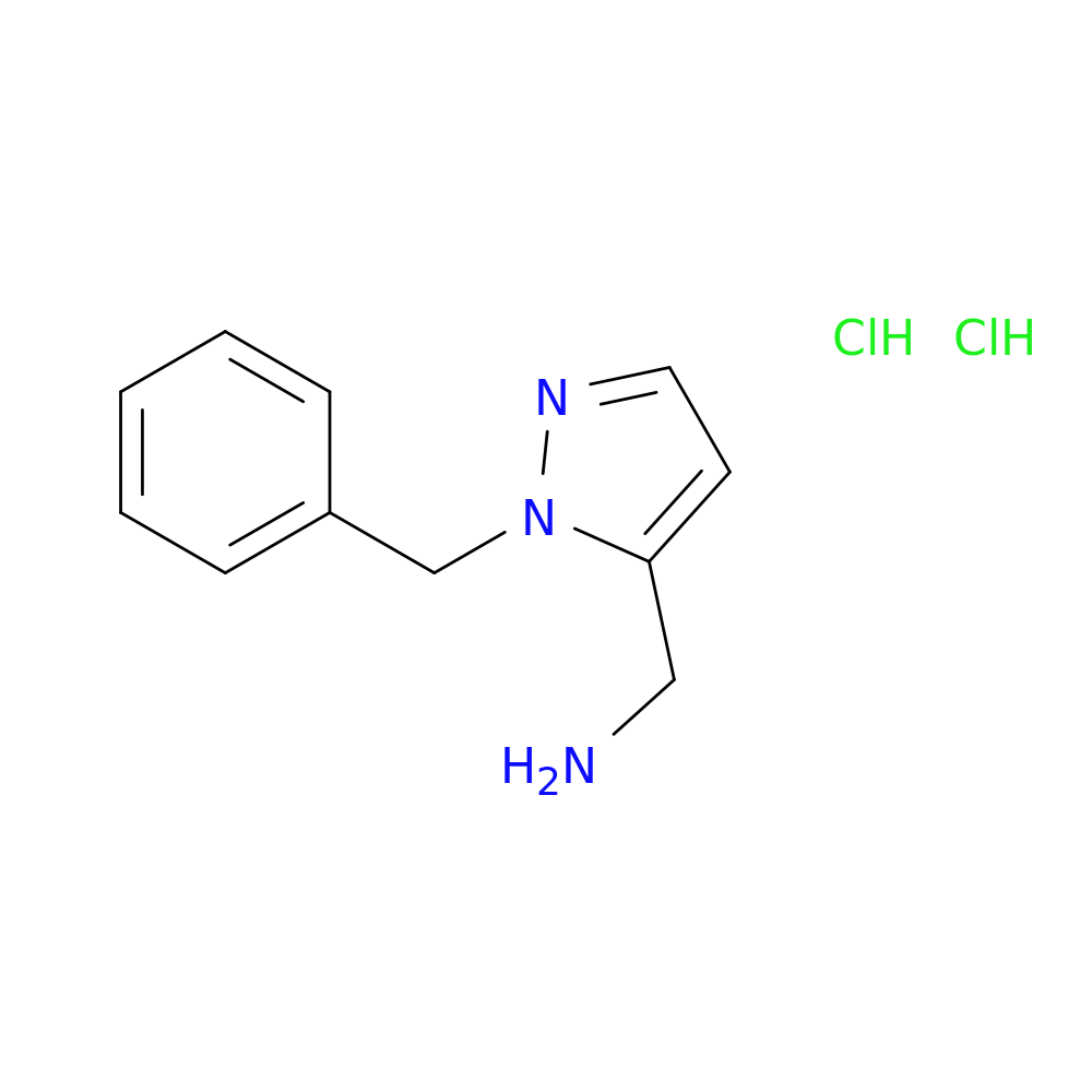 1-(1-benzyl-1H-pyrazol-5-yl)methanamine dihydrochloride