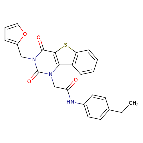 N-(4-ethylphenyl)-2-{5-[(furan-2-yl)methyl]-4,6-dioxo-8-thia-3,5-diazatricyclo[7.4.0.0^{2,7}]trideca-1(9),2(7),10,12-tetraen-3-yl}acetamide
