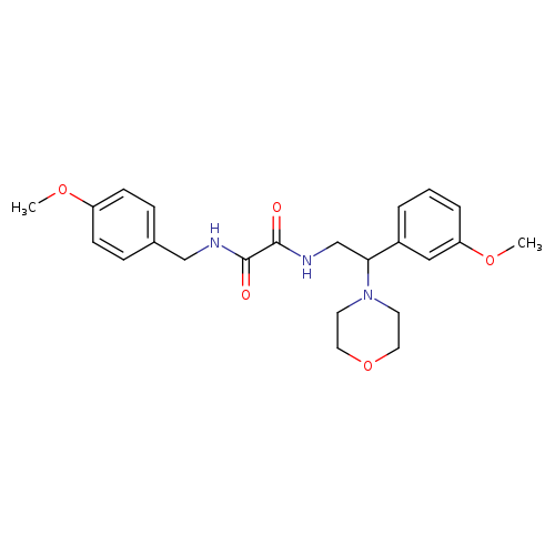 N-[2-(3-methoxyphenyl)-2-(morpholin-4-yl)ethyl]-N'-[(4-methoxyphenyl)methyl]ethanediamide