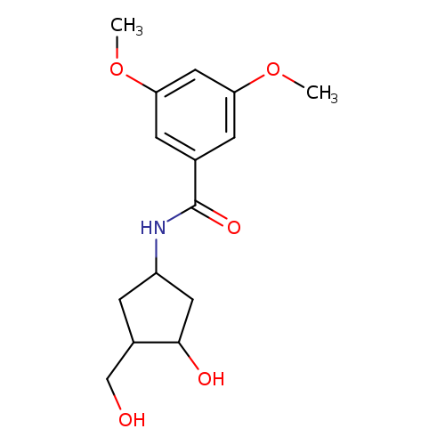 N-[3-hydroxy-4-(hydroxymethyl)cyclopentyl]-3,5-dimethoxybenzamide