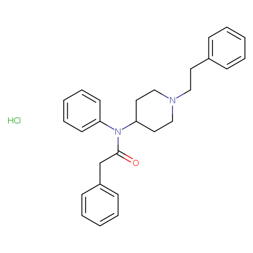 N-(1-phenethylpiperidin-4-yl)-N,2-diphenylacetamide,monohydrochloride