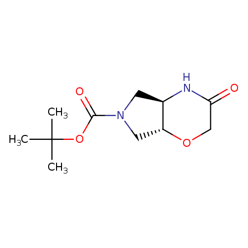 tert-butyl (4aR,7aR)-3-oxo-4a,5,7,7a-tetrahydro-4H-pyrrolo[3,4-b][1,4]oxazine-6-carboxylate