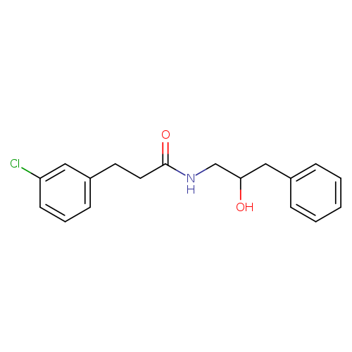 3-(3-chlorophenyl)-N-(2-hydroxy-3-phenylpropyl)propanamide
