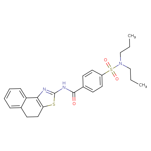 4-(dipropylsulfamoyl)-N-{4H,5H-naphtho[1,2-d][1,3]thiazol-2-yl}benzamide