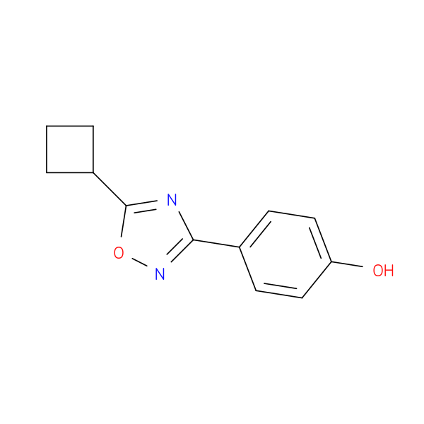 4-(5-cyclobutyl-1,2,4-oxadiazol-3-yl)phenol