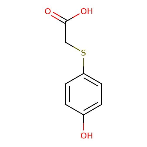 2-((4-Hydroxyphenyl)thio)acetic acid