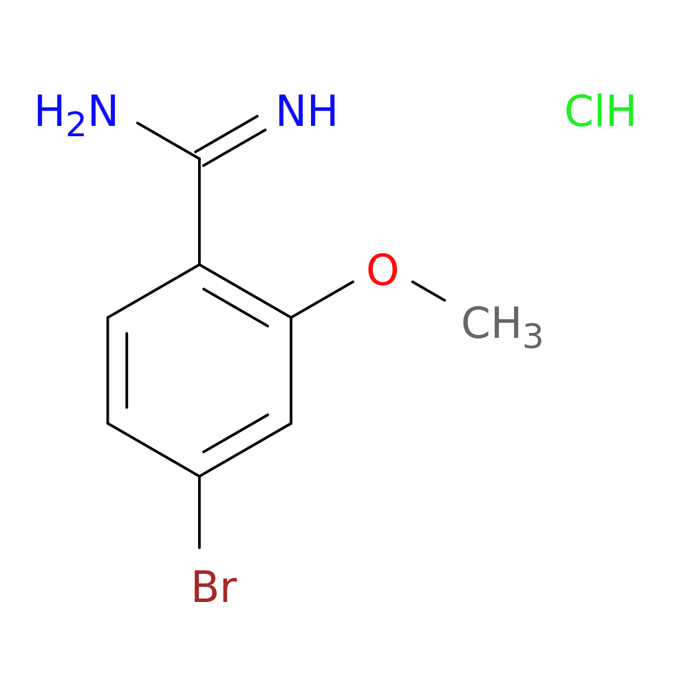 4-Bromo-2-methoxybenzimidamide hydrochloride
