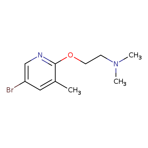 5-Bromo-2-[2-(N,N-dimethylamino)ethoxy]-3-picoline