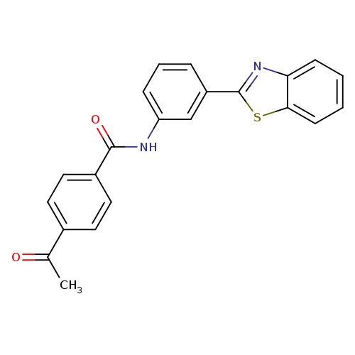 4-acetyl-N-[3-(1,3-benzothiazol-2-yl)phenyl]benzamide