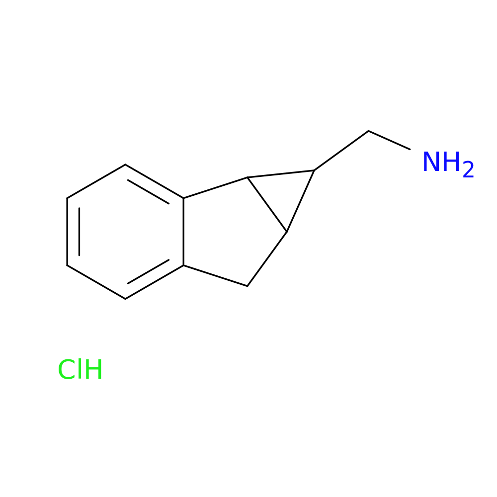 {1H,1aH,6H,6aH-cyclopropa[a]inden-1-yl}methanamine hydrochloride
